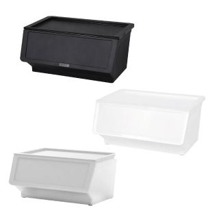 【SHUTER 樹德】家用整理箱 46L 黑色/白色/白櫃透明抽 2個入 /組 MHB-46