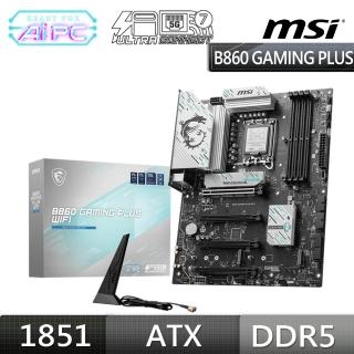 【MSI 微星】B860 GAMING PLUS WIFI intel主機板