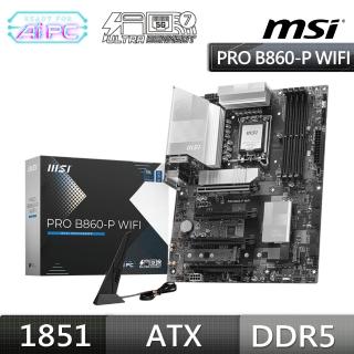 【MSI 微星】PRO B860-P WIFI intel主機板