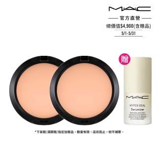 【M.A.C】超持妝無瑕粉餅#寶寶粉雙入組(超持妝無瑕粉餅SPF15/PA+ 13g不含粉盒*2)