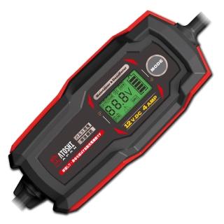 【SATOSHI】12V智慧型鉛酸電池修復充電器