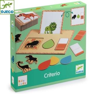 【Djeco 智荷 官方直營】幼兒遊戲/動物顏色大小認知