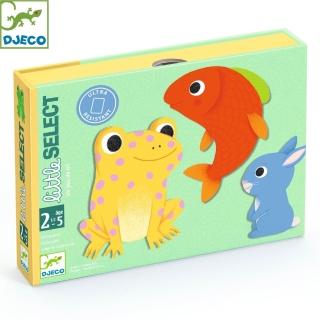 【Djeco 智荷 官方直營】卡牌遊戲/動物顏色分類卡