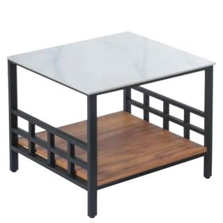 【AS 雅司設計】AS雅司-多尼希巖板石面小茶几-60*60*54cm