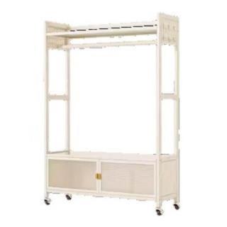 可移動落地衣帽架置物架-60CM(掛衣架 衣帽架 置物架)