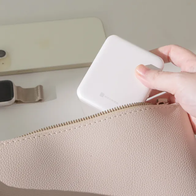 【NICONICO】小魔方三合一磁吸行動電源5000mAh(POT-569)