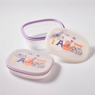 【仁舟淨塑】霹靂聯名矽密保鮮盒900ml - 2色(微波電鍋氣炸/矽膠盒/便當盒/冷凍冷藏/環保餐盒/密封盒)