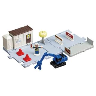 【TOMICA】交通世界 新城鎮 工事現場 附小車(小汽車 場景)