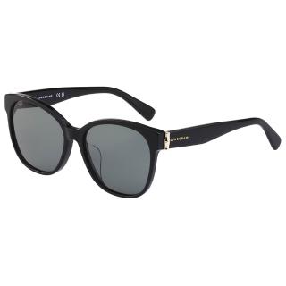 【LONGCHAMP】太陽眼鏡 LO786SLB(黑色)