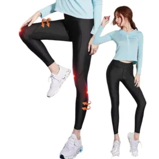 【JP】台灣製造 女款機能壓力褲 緊身褲 瑜珈褲 韻律褲 機能運動褲 吸濕排汗(台灣製造 女款機能壓力褲)