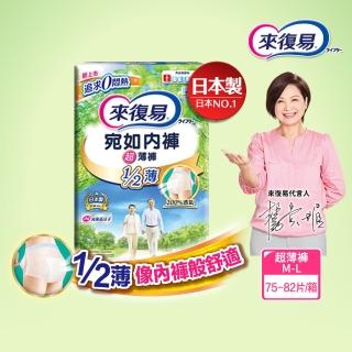 【來復易】宛如內褲超薄褲M-XL 4包/箱