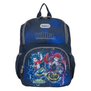 【IMPACT 怡寶】《新品》戰鬥陀螺A4後揹包-深藍 IMQBB001NY 前開式90°大開口拉