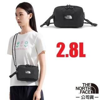 【The North Face】日用休閒隨身側揹包2.8L.斜揹包.單肩包.護照證件包袋(8DJR-KX7 宇宙黑)