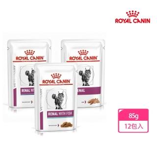 【Royal 皇家】貓 腎臟病配方濕糧軟包-85g*12包(RF23W RF23FW RF23CW)