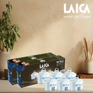 【LAICA 萊卡】bi-flux長效8周咖啡與茶專用濾芯(義大利原裝進口 6入/盒)