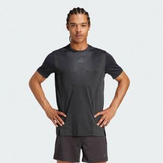 【adidas 愛迪達】AIRCHILL 短袖上衣(JI8196 男款運動上衣 吸濕排汗 黑)