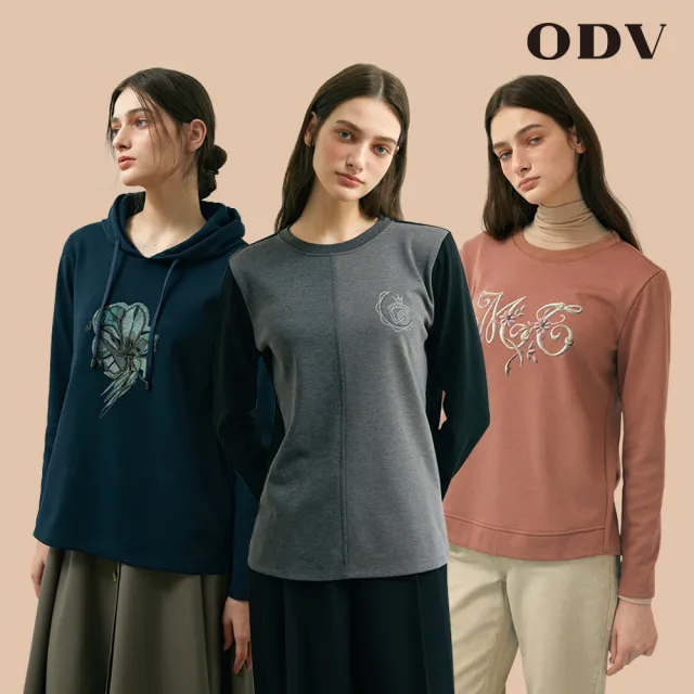 ODV藝采內刷毛休閒上衣3件(U)