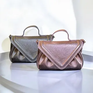 義大利製Le Corone鞣革牛皮千金包(U)