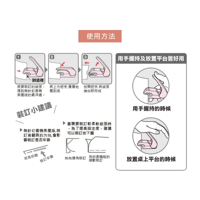 【KOKUYO】《Harinacs Press 無針訂書機美壓版》