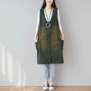 【紐約精品】現貨+預購 風衣外套民族風大衣(韓版無袖背心款撞色女外套2色a1iq47)