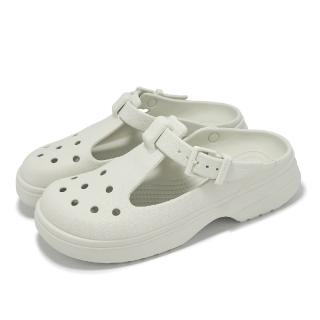 【Crocs】厚底洞洞鞋 Classic Mary Jane Clog 男鞋 女鞋 瑪麗珍 克駱格 亞麻 卡駱馳(2105810HZ)
