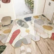 日式風可裁剪造型 絲圈刮泥玄關地墊80X120cm(玄關地墊 刮泥腳踏墊 剪裁造型絲圈)