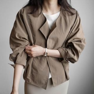 【時尚巴黎】現貨+預購 風衣外套休閒夾克(韓版短款寬鬆百搭女外套2色74ke3)