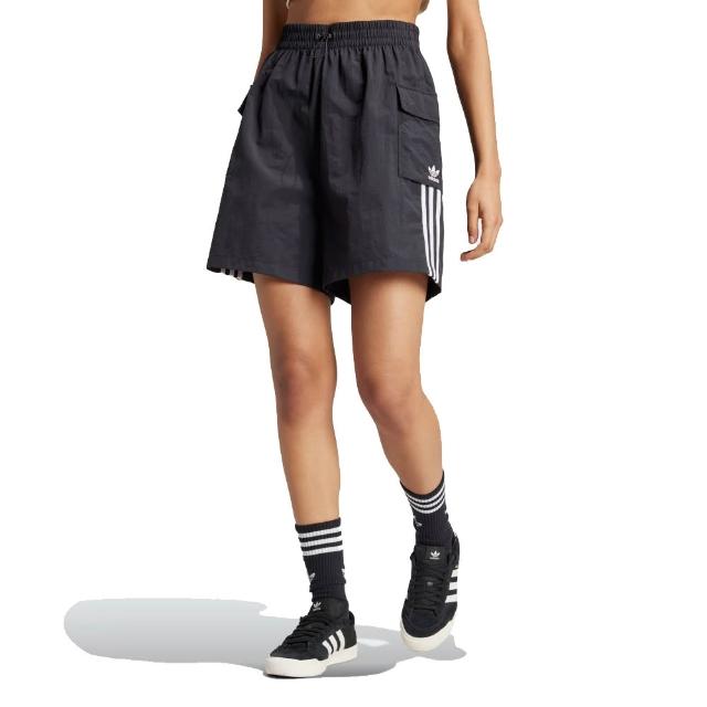 【adidas 愛迪達】女 3S CARGO SHORTS 運動短褲 - JH1077