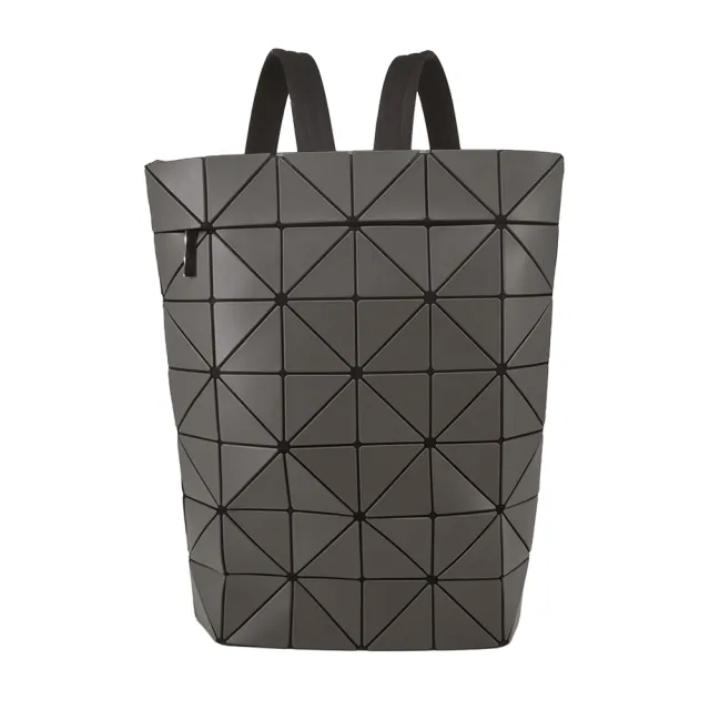 【ISSEY MIYAKE 三宅一生】BLOCKY 霧面皮革後背包(深灰)