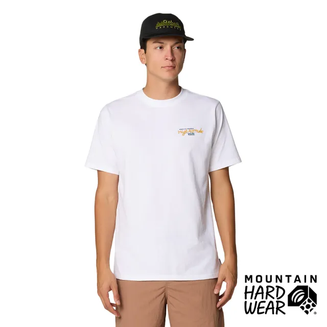 【Mountain Hardwear】High Altitude 透氣針織棉LOGO短袖T恤 白色 男款 #2110761