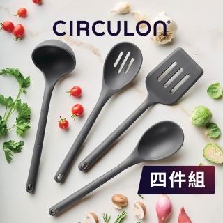 【MEYER 美亞】CIRCULON耐高溫矽膠配件組(鍋鏟/湯杓/漏勺/攪拌匙)