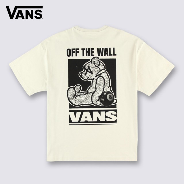 【VANS 官方旗艦】Bear GFX 男女款米白色短袖T恤
