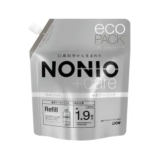 【LION 獅王】NONIO終結口氣漱口水補充包(晶燦亮白)
