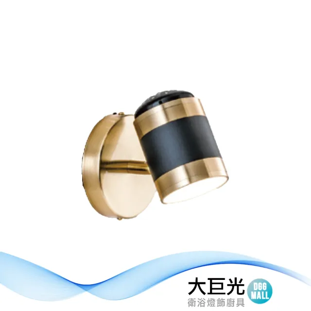 【大巨光】現代風 附LED 6WX2 壁燈-LED燈(LW-12-4659 上下投光 金屬電鍍 烤漆、可調角度)