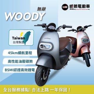 【威勝電動車】無敵 WOODY 微型電動二輪車-TSV50(免駕照/合法上路/微電車)