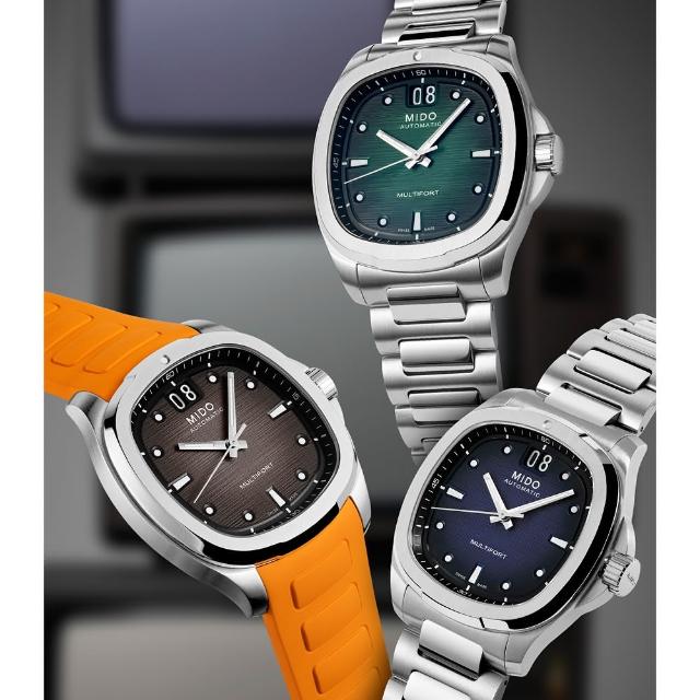 【MIDO 美度】廣告配戴款 TV大日期窗機械錶 鋼帶 40mm 開學禮 送禮 推薦(任選一款)