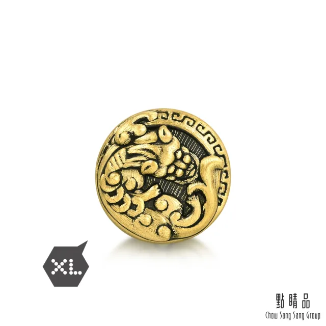 【點睛品】網路獨家款 Charme XL 神勇貔貅 黃金串珠