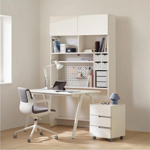 【iloom 怡倫家居】ROY 1200型 6層收納書桌組(書桌 桌子 電腦桌 工作桌 兒童書桌 學習書桌)