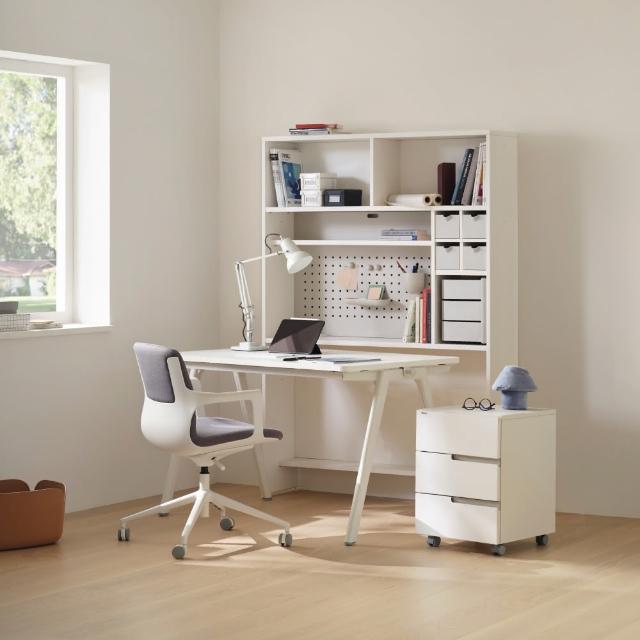 【iloom 怡倫家居】ROY 1200型 5層收納書桌組(書桌 桌子 電腦桌 工作桌 兒童書桌)