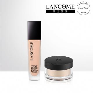 【蘭蔻】官方直營 零粉感持久定妝組(LANCOME/零粉感/粉底/蜜粉/雙入組/全新升級)