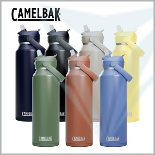 【CAMELBAK】1200ml Flip Straw不鏽鋼多水吸管保溫/保冰瓶(保溫瓶/保溫水壺/保冰/直覺式飲水)