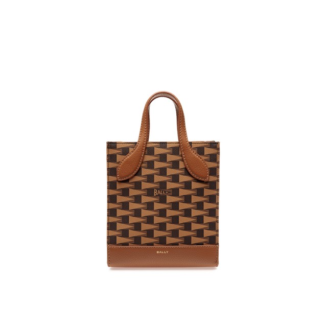 【BALLY】官方直送 PENNANT 老花小托特包