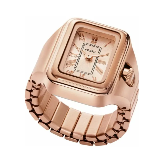 【FOSSIL】Raquel系列 ES5343 ES5345 林予晞推薦 不鏽鋼鍊帶 戒指 戒錶 石英 女錶