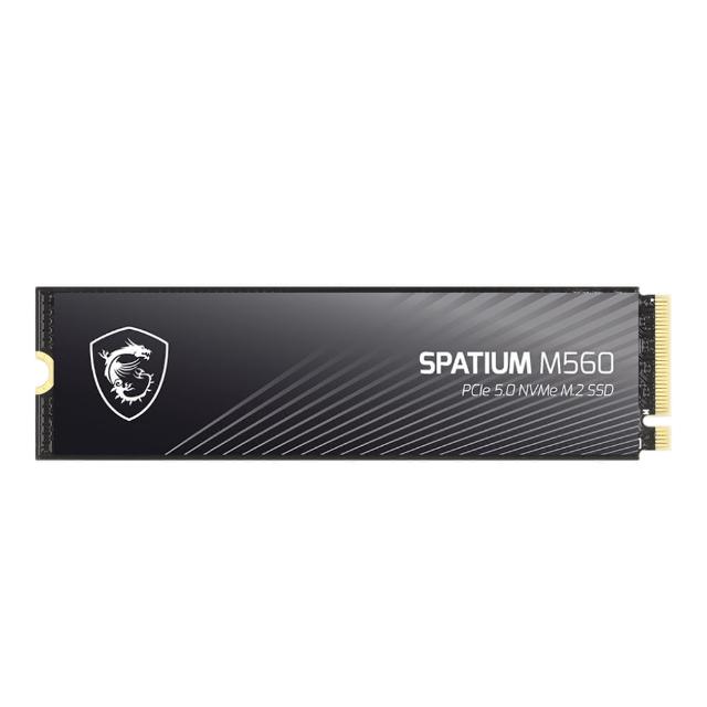 【MSI 微星】SPATIUM M560 2TB M.2 2280 PCIe 5.0 SSD固態硬碟 (讀10300MB/寫8700MB)