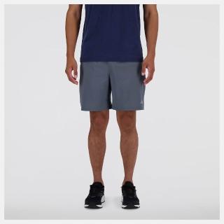 【NEW BALANCE】NB 短褲 男 運動褲 7吋 慢跑 灰 MS41232GT(L886)