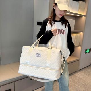 【好拾選物】大容量旅行收納包/分層旅行包/拉桿行李袋57*23*32cm(買一送一)