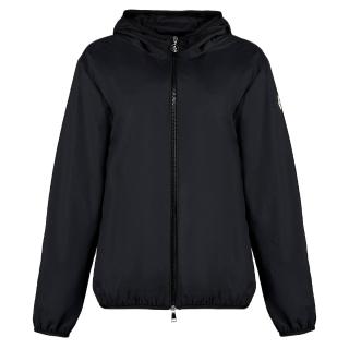 【MONCLER】春夏新款 女款 FEGEO 短版連帽風衣外套-黑色(1號USA-S、2號USA-M、3號USA-L、4號USA-XL)