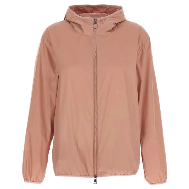 【MONCLER】女款 FEGEO 短版連帽風衣外套-粉色(1號USA-S、2號USA-M、3號USA-L、4號USA-XL)