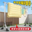 【Ashley House】終極升級2米Y型單桿全不鏽鋼伸縮晾曬衣架(晾衣架 曬衣桿 伸縮晾衣架 掛衣架)