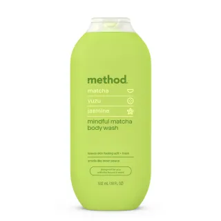 【method 美則】感官沐浴乳-靜心抹茶532ml(抹茶、柚子、茉莉花精華)